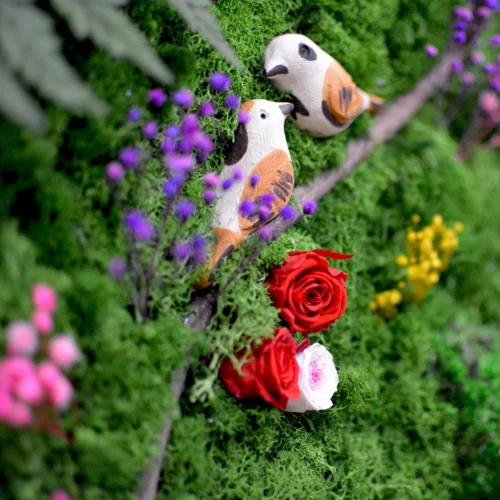 Nature's Trail Preserved Moss Frame With Dark Wood -Plant Life Decor Shop Natures trail 4