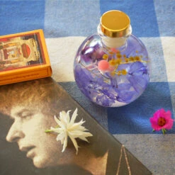 Plum Streak Preserved Flower Tabletop -Plant Life Decor Shop Plum Streaks 3