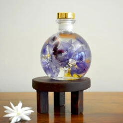 Plum Streak Preserved Flower Tabletop -Plant Life Decor Shop Plum Streaks 4