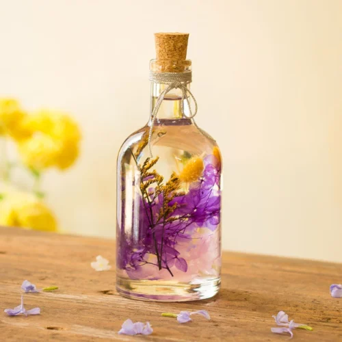 Precious Purple Preserved Flower Tabletop