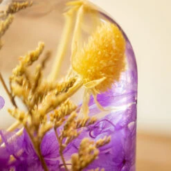 Precious Purple Preserved Flower Tabletop -Plant Life Decor Shop Precious purple 5