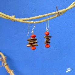 Prolix Denolix Dried Seed Earrings