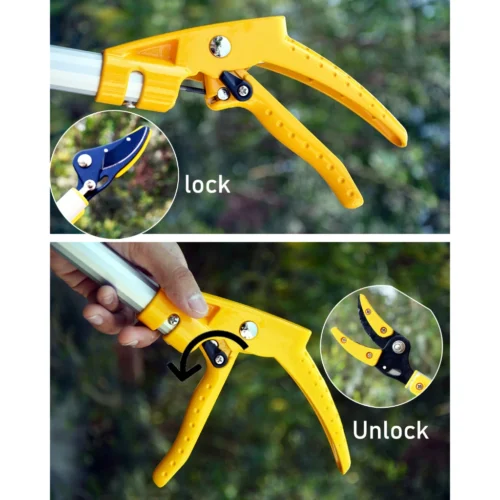 Hectare Telescopic Long Reach Cut And Hold Pruner And Fruit Picker With Saw -Plant Life Decor Shop Pruner5
