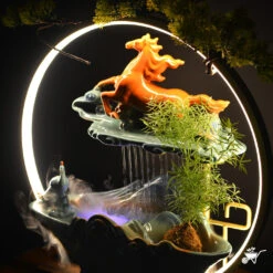 Regal Symphony Water Fountain LED Decor Zen Garden -Plant Life Decor Shop Regal Symphony Fountain 6