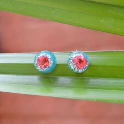 Ritzy Sprig Real Dried Flower Earrings -Plant Life Decor Shop Ritzy Sprig 3