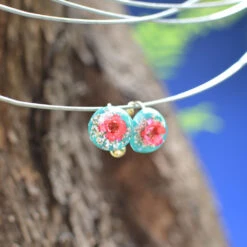 Ritzy Sprig Real Dried Flower Earrings -Plant Life Decor Shop Ritzy Sprig 4