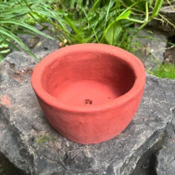 Set Of 4 Round Bonsai Terracotta Pots -Plant Life Decor Shop Round Bonsai Terracotta Pots 1