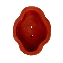 Set Of 3 Medium Petal Cornered Terracotta Pot 7 Set Of 3 Medium Petal Cornered Terracotta Pot -Plant Life Decor Shop Rounded corner 4