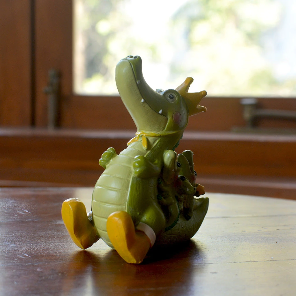 Miniature Royal Crocodile Family – Cute Decor For Gardens & Gifts 2 Miniature Royal Crocodile Family – Cute Decor For Gardens & Gifts - Image 2