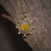 Saffron Stars Real Dried Flower Necklace