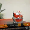 Miniature Santa In Sleigh – Festive Decor For Fairy Gardens & Gifts