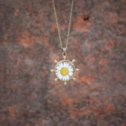 Serene Voyage Real Dried Flower Necklace -Plant Life Decor Shop Serene Voyage 3