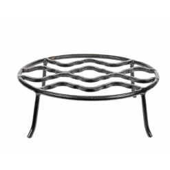 Set Of 3 Wrought Small Planter Stand