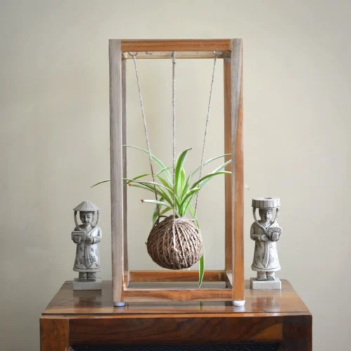 Kokedama Accessories - Cuboid Stand -Plant Life Decor Shop Stand1 2