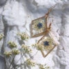 Summer Fleur Real Dried Flower Earrings