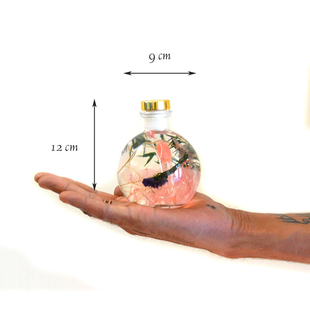 Swirling Salmon Preserved Flower Tabletop 2 Swirling Salmon Preserved Flower Tabletop - Image 2