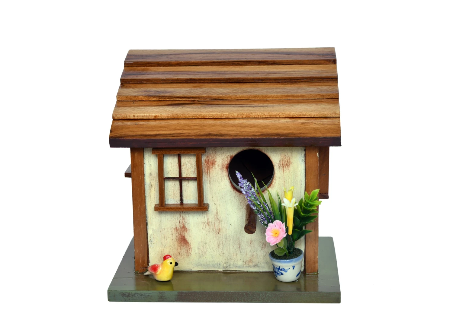 Cute House Wooden Bird Nest 1 Cute House Wooden Bird Nest