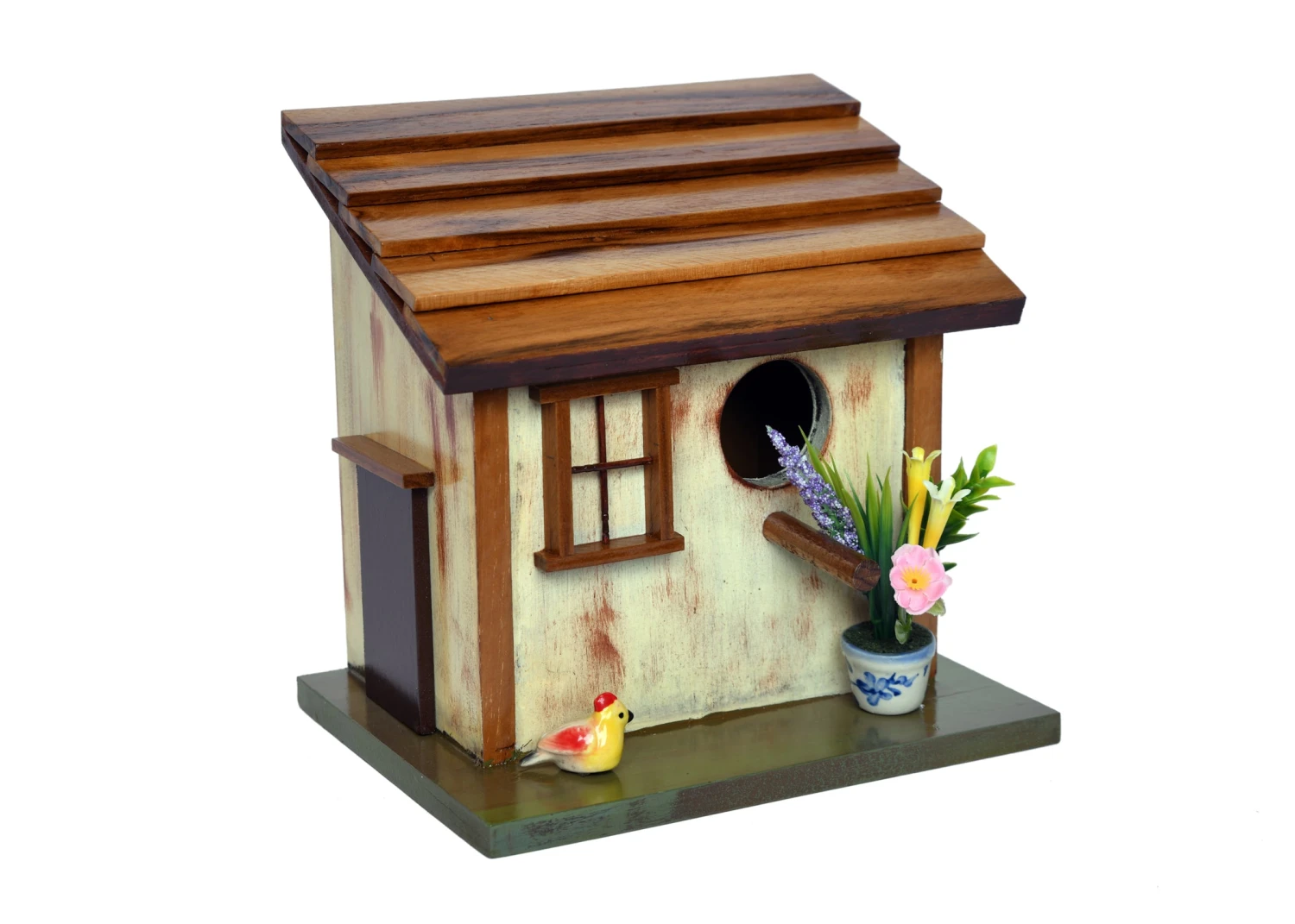 Cute House Wooden Bird Nest 5 Cute House Wooden Bird Nest - Image 5