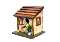 Cute House Wooden Bird Nest 8 Cute House Wooden Bird Nest -Plant Life Decor Shop TWN BH 002 4