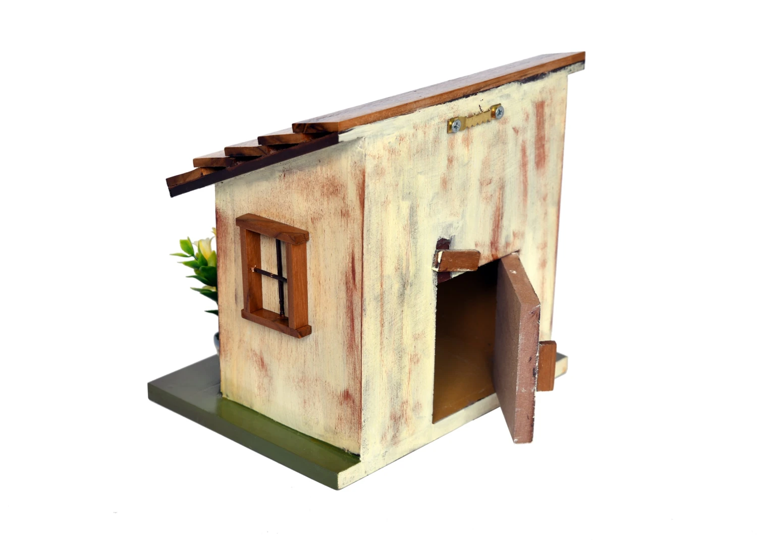 Cute House Wooden Bird Nest 3 Cute House Wooden Bird Nest - Image 3