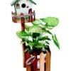 Birdhouse Planter Handcrafted Wooden Pot