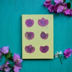 Tessellated Bougainvillea Pressed Flower Diary -Plant Life Decor Shop Tessellated Bougainvillea 2