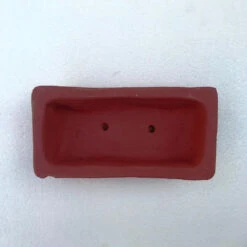 Set Of 4 Sleek Rectangle Terracotta Tray -Plant Life Decor Shop Tray 25x12x7cm