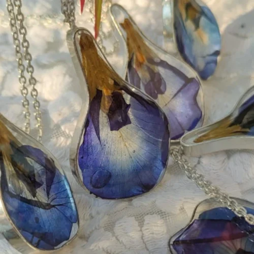 Conspicuous Peaflower Real Dried Flower Necklace 11 Conspicuous Peaflower Real Dried Flower Necklace -Plant Life Decor Shop Untitleddesign 1