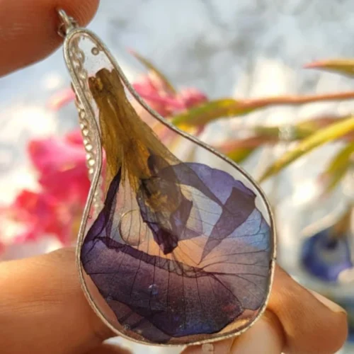 Conspicuous Peaflower Real Dried Flower Necklace 9 Conspicuous Peaflower Real Dried Flower Necklace -Plant Life Decor Shop Untitleddesign 4