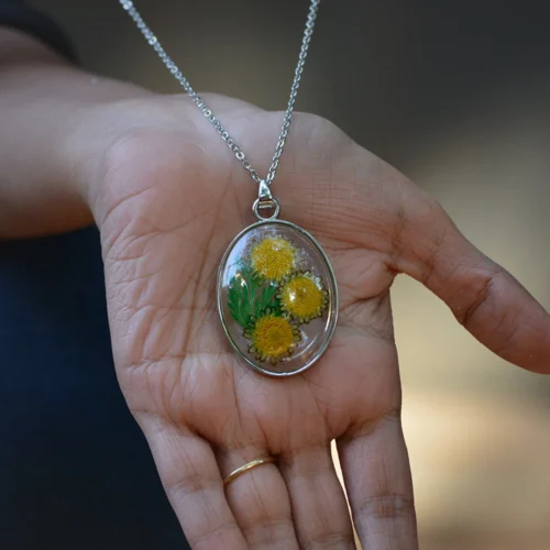 Vincent Bloom Real Dried Flower Necklace -Plant Life Decor Shop Vincent Bloom 4