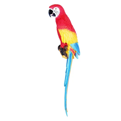 Big Parrot Decor In Red -Plant Life Decor Shop WNG 2 5955A bigwallred 1