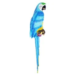 Big Parrot Decor In Blue 10 Big Parrot Decor In Blue -Plant Life Decor Shop WNG 2 5955B bigwallblue 1