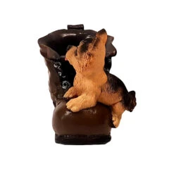 Cute Pup With Planter In Shoe Design Planter 14 Cute Pup With Planter In Shoe Design Planter -Plant Life Decor Shop WNG shoe design dogplanter 5