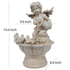 Wonderland Angel Fountain With Motor And Circulating Water, Waterfall, Water Fall, Fountains, Statue, Angels, Luck, Gift -Plant Life Decor Shop WNG13235oo 2