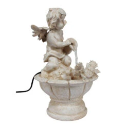 Wonderland Angel Fountain With Motor And Circulating Water, Waterfall, Water Fall, Fountains, Statue, Angels, Luck, Gift -Plant Life Decor Shop WNG13235oo 4