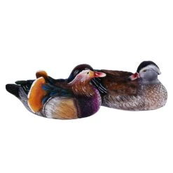Floating (Pair Of Two) Mandarin Ducks, Floaters -Plant Life Decor Shop WNG14224 1 1