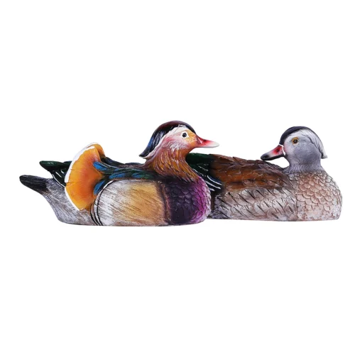 Floating (Pair Of Two) Mandarin Ducks, Floaters -Plant Life Decor Shop WNG14224 1 2