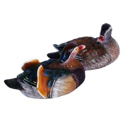 Floating (Pair Of Two) Mandarin Ducks, Floaters -Plant Life Decor Shop WNG14224 1 3