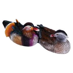 Floating (Pair Of Two) Mandarin Ducks, Floaters -Plant Life Decor Shop WNG14224 1 4