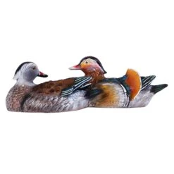 Floating (Pair Of Two) Mandarin Ducks, Floaters -Plant Life Decor Shop WNG14224 1 5