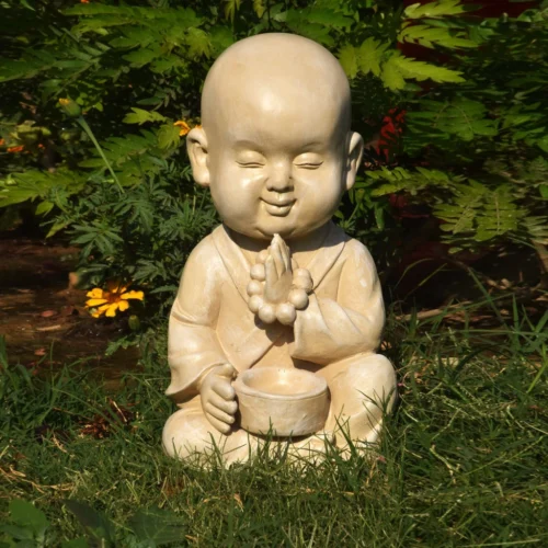 Wonderland Buddha/Monk/Statue With Beads For Home, Garden, Living Room, Balcony Decor Decoration, Gift