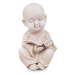 Wonderland Buddha/Monk/Statue With Beads For Home, Garden, Living Room, Balcony Decor Decoration, Gift -Plant Life Decor Shop WNG17103 2 1