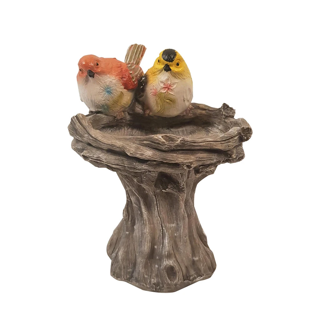 Wonderland Bird Feeder With Two Birds & Stand (Bird Bath, Home Decoration, Garden Birds, Balcony, Garden Decor) 3 Wonderland Bird Feeder With Two Birds & Stand (Bird Bath, Home Decoration, Garden Birds, Balcony, Garden Decor) - Image 3