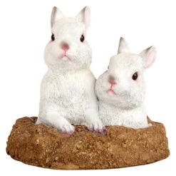 Wonderland Hare / Rabbits From The Hole Garden Or Home Decor Gift
