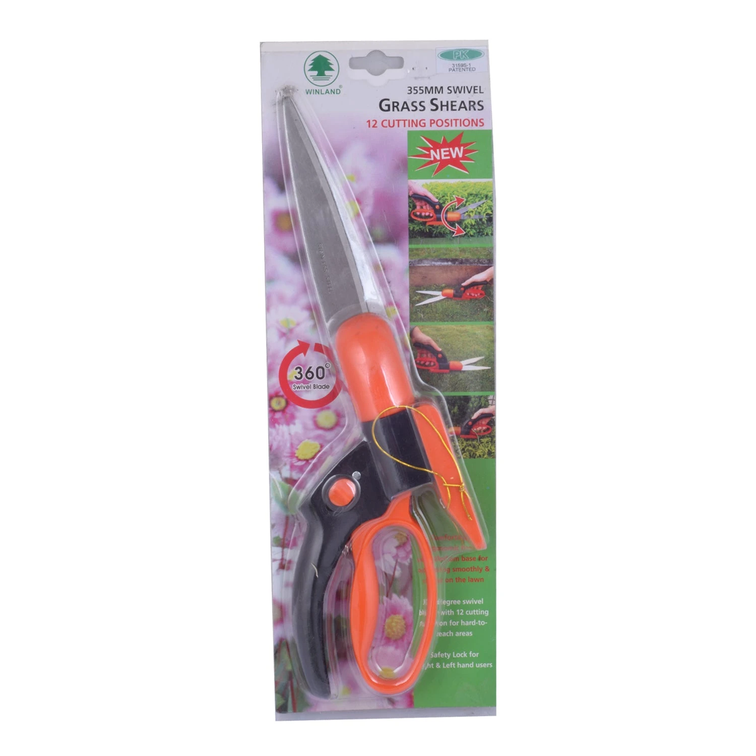 Swivel Stainless Steel Grass Shears 3 Swivel Stainless Steel Grass Shears - Image 3