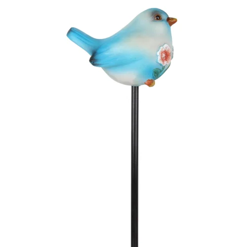 Set Of 4 Beautiful Resin Bird Sticks -Plant Life Decor Shop WNG360049o 5