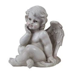 Wonderland 9 Inch Height Angel / Cherub Statue ( Home & Garden Use Decor Table Garden Gift Gifting)