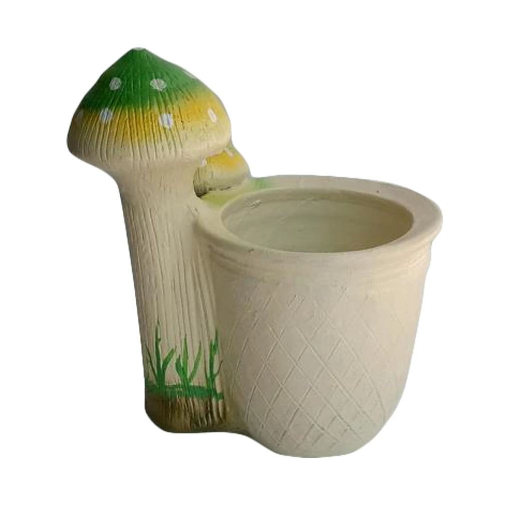 Planter With 3 Green Mushroom Planter 4 Planter With 3 Green Mushroom Planter - Image 4
