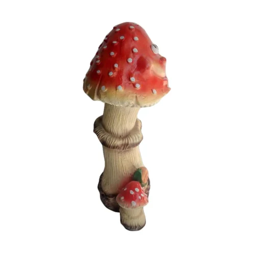 Smiley 14 Inch Big Mushroom Decoration -Plant Life Decor Shop WNG SMILY BIG MUSHROOM 3