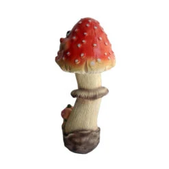 Smiley 14 Inch Big Mushroom Decoration -Plant Life Decor Shop WNG SMILY BIG MUSHROOM 4